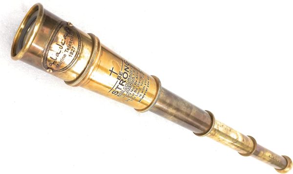 Best Vintage Pirate Spyglass 16'' - Be Strong & Courageous Gift - Image 2