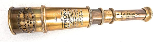 Best Vintage Pirate Spyglass 16'' - Be Strong & Courageous Gift - Image 3