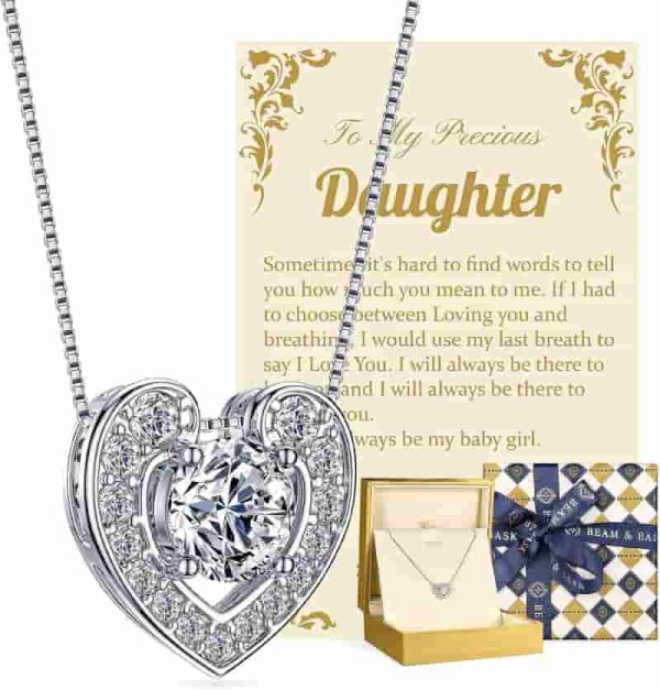 Best Heart-shaped Moissanite Necklace For Daughters