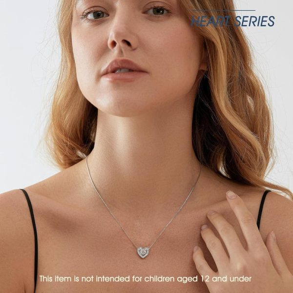 Best Heart-shaped Moissanite Necklace For Daughters - Image 2