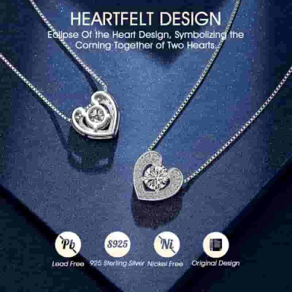 Best Heart-shaped Moissanite Necklace For Daughters - Image 4