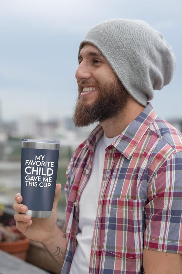 Best Fathers Day Gift - Funny 20 Oz Tumbler For Dad From Kids - Image 2