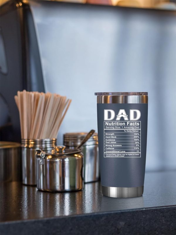 Best Fathers Day Gift - Funny 20 Oz Tumbler For Dad From Kids - Image 4