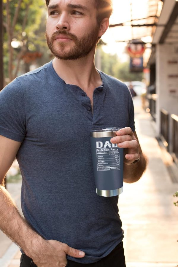 Best Fathers Day Gift - Funny 20 Oz Tumbler For Dad From Kids - Image 5