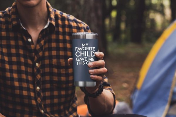 Best Fathers Day Gift - Funny 20 Oz Tumbler For Dad From Kids - Image 6