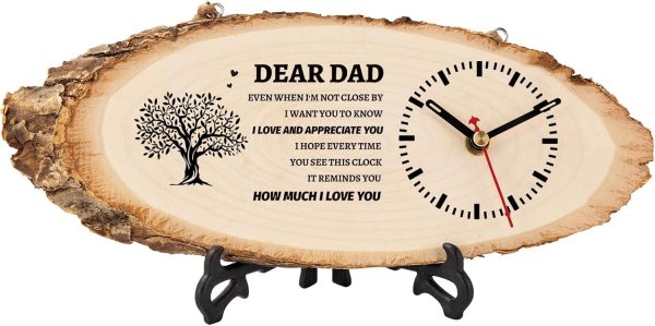 Best Wooden Clock Gifts For Dad From Daughter & Son