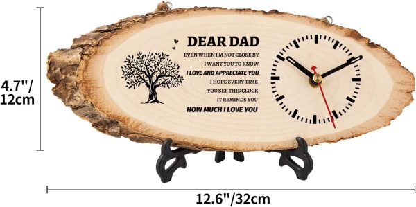 Best Wooden Clock Gifts For Dad From Daughter & Son - Image 2