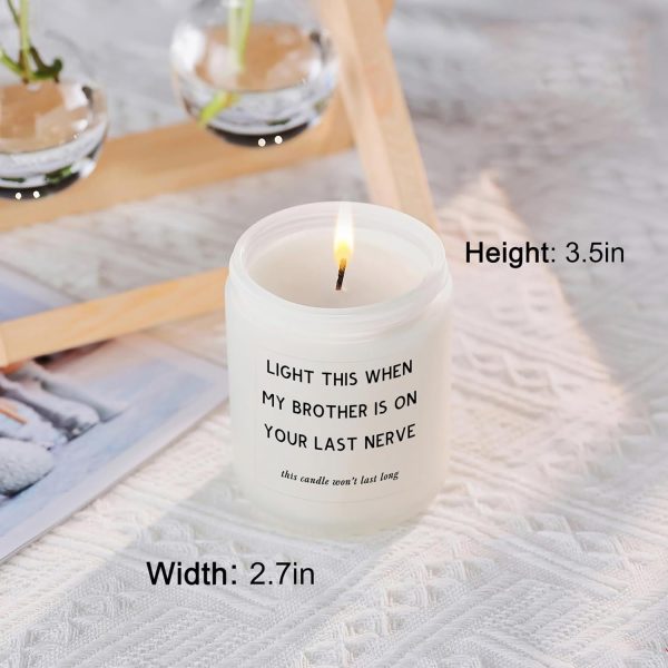 Best Sister-in-law Gift: Funny Lavender Candle - Image 3