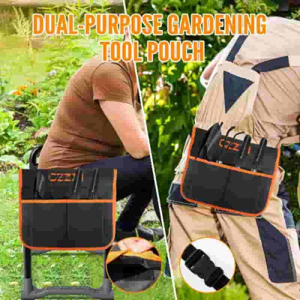 Best Garden Kneeler And Seat With Thick Pad & Tool Pouch - Perfect Gift For Seniors - Image 6