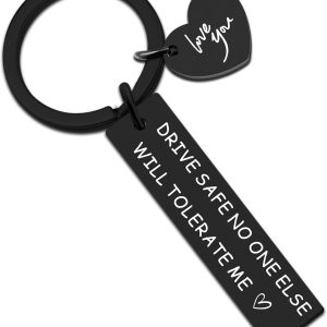 Drive Safe Keychain - Perfect Gift For Husband, Boyfriend & Family