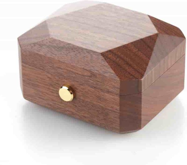 Best Walnut Wood Music Box – You Are My Sunshine Tune - Image 2