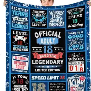 Best 18th Birthday Blanket Gift For Boys - Fun & Unique Ideas