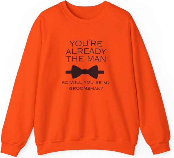 Best Groomsman Proposal Sweatshirt Gift For Wedding Party
