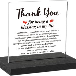 Best Thank You Gift For Women And Men - Appreciation Desk Décor