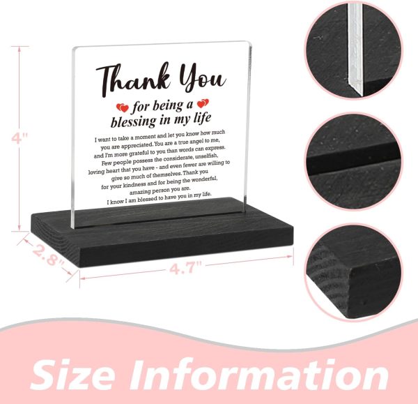 Best Thank You Gift For Women And Men - Appreciation Desk Décor - Image 2