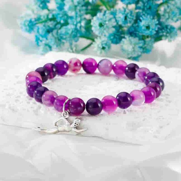 Best Swimming Jewelry Gift – Swimmer Charm Bracelet For Women - Image 2