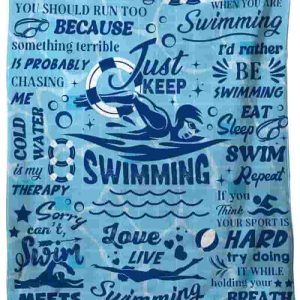 Best Swimming Blanket Gift For Swimmers - 50" X 60"