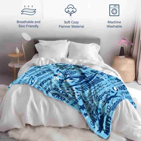 Best Swimming Blanket Gift For Swimmers - 50" X 60" - Image 4