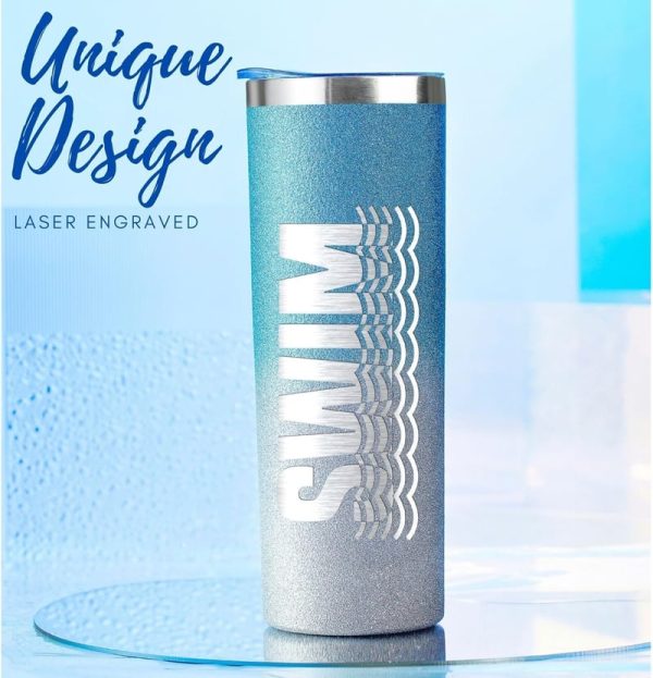 Best Swimming Gift: Glitter Tumbler For Women & Teens - Image 4