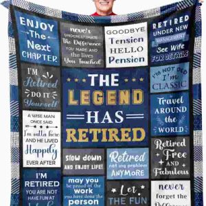 Best Retirement Blanket For Men 2025 - The Legend Has Retired