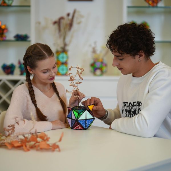 Tosy Magnet Pyramid - Create 1 Billion Fun Puzzle Shapes, 2-pack - Image 5