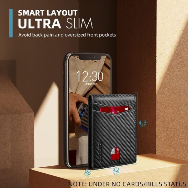 Runbox Slim Rfid Wallet For Men With Gift Box - Image 3