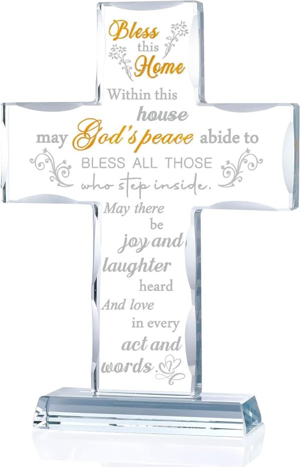 Best Religious Housewarming Gift - Glass Cross For New Home