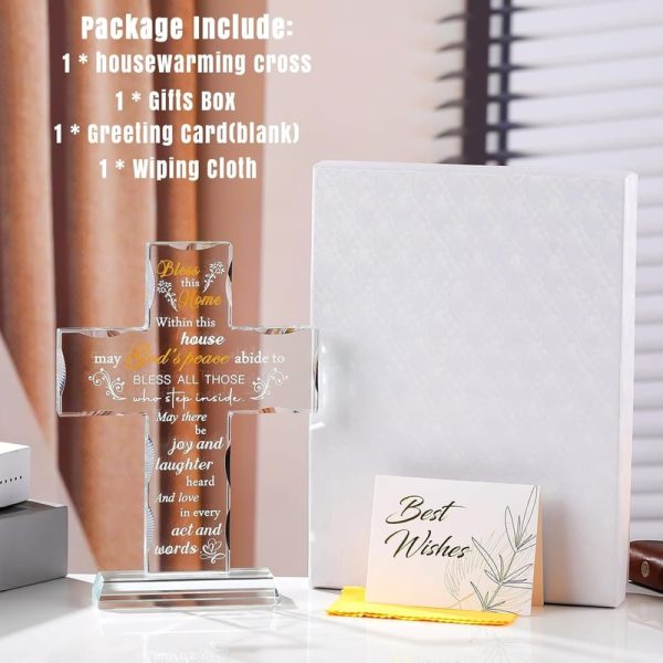 Best Religious Housewarming Gift - Glass Cross For New Home - Image 3