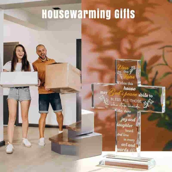 Best Religious Housewarming Gift - Glass Cross For New Home - Image 5