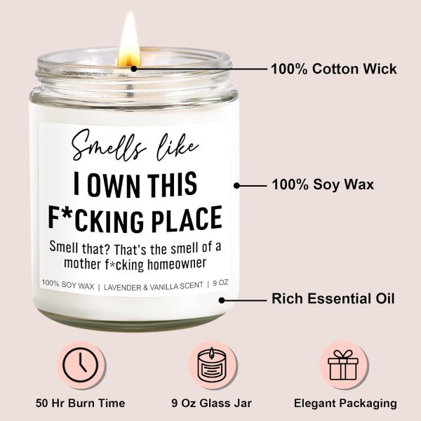 Best Funny Scented Candle - Housewarming Gift For New Home - Image 2