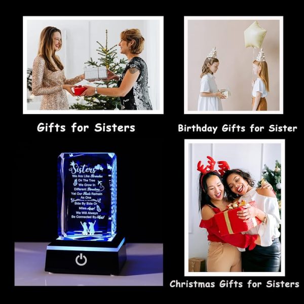 Unique 3d Engraved Sister Gifts For Birthday Or Christmas - Image 4