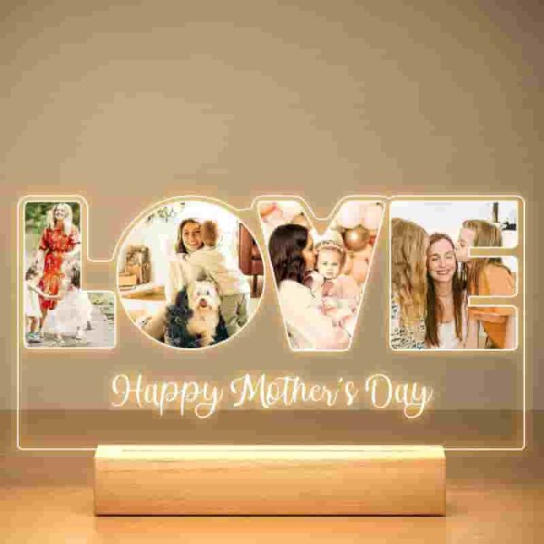 Best Personalized Love Photo Frame Gift For Mom - Mother's Day & Birthday