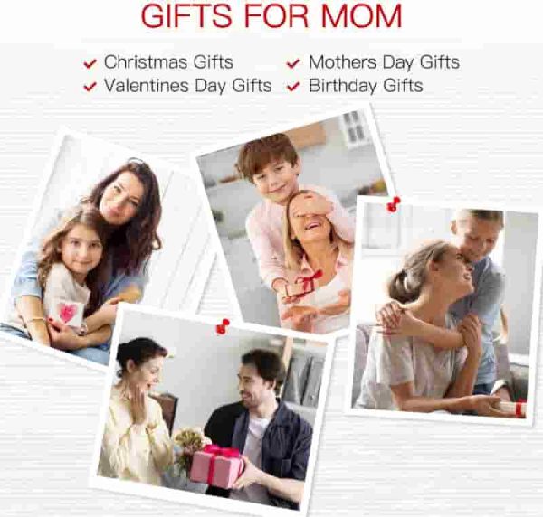 Best Preserved Red Rose & Mom Necklace - Perfect Gifts For Mother's Day - Image 6