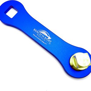 Best 1/2" Boat Drain Plug Wrench & Spare Brass Plug