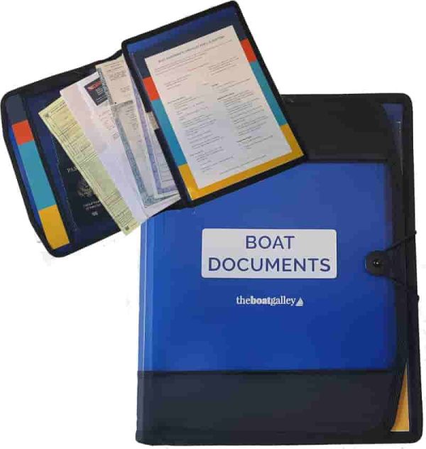 Waterproof Boat Documents Organizer - Best Boating Gift For Men