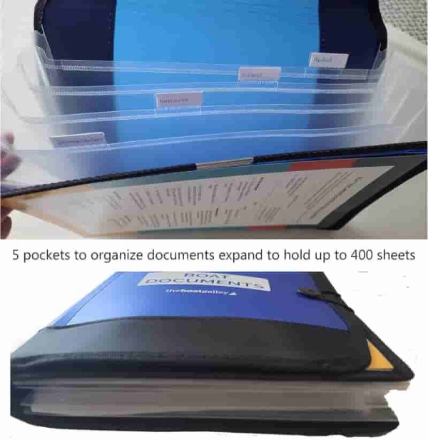 Waterproof Boat Documents Organizer - Best Boating Gift For Men - Image 4