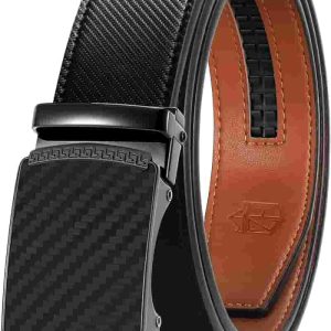 Zitahli Men's Ratchet Belt - Premium Leather With Automatic Buckle