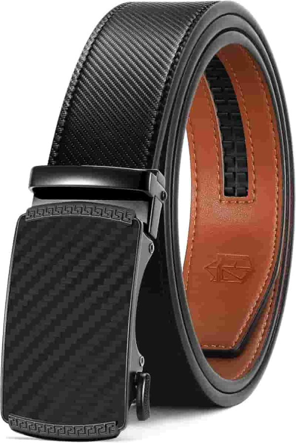 Zitahli Men's Ratchet Belt - Premium Leather With Automatic Buckle