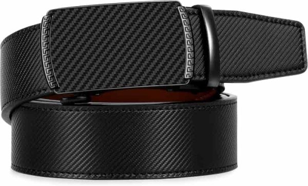 Zitahli Men's Ratchet Belt - Premium Leather With Automatic Buckle - Image 5
