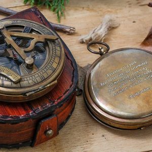 Best Personalized Compass Gift - Custom Sundial Clock