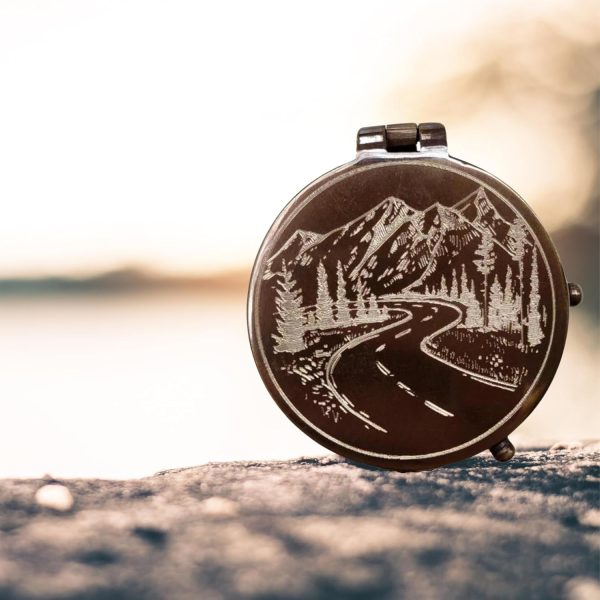 Best Personalized Brass Compass Gift - Engraved For Him - Image 5