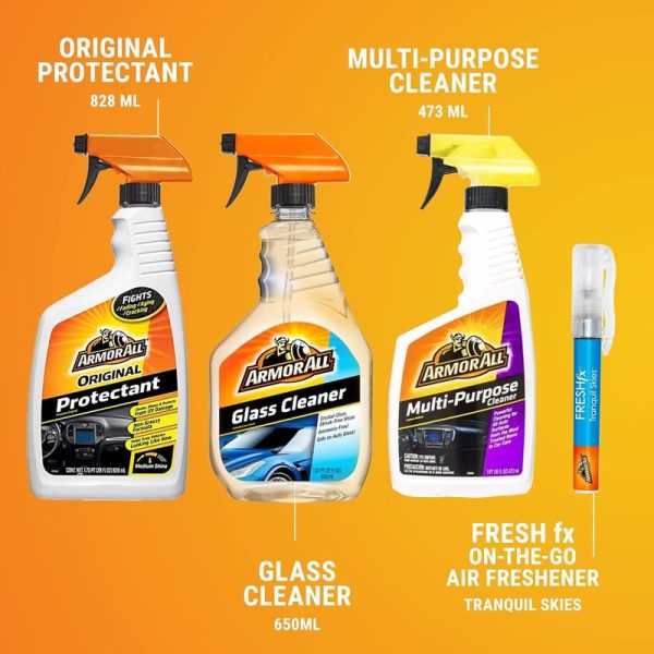 Armor All 8-piece Premier Car Care Kit - Best All-in-one Solution - Image 2