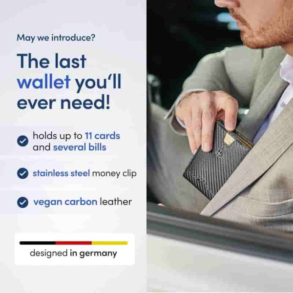 Best Slim Wallet For Men – Travando Austin Rfid Bifold With Money Clip - Image 2