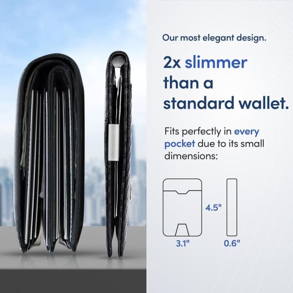 Best Slim Wallet For Men – Travando Austin Rfid Bifold With Money Clip - Image 4