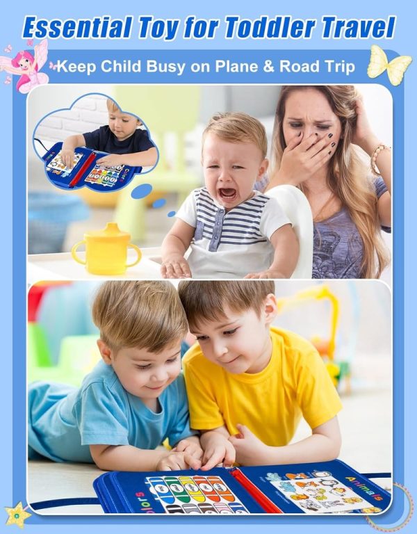 Best Toddler Busy Board - Montessori Toy For Learning & Travel - Image 3