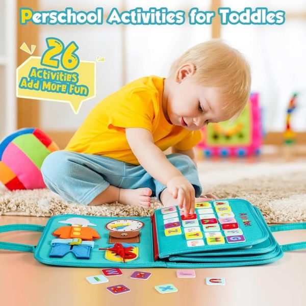 Best Toddler Busy Board - Montessori Educational Toy For Kids 2-4 - Image 4