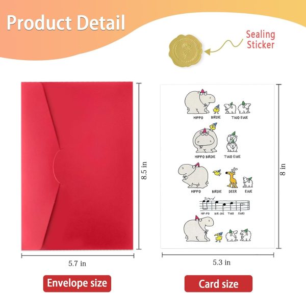 Funny Birthday Card For Kids & Adults - Cute Zoo Theme - Image 2