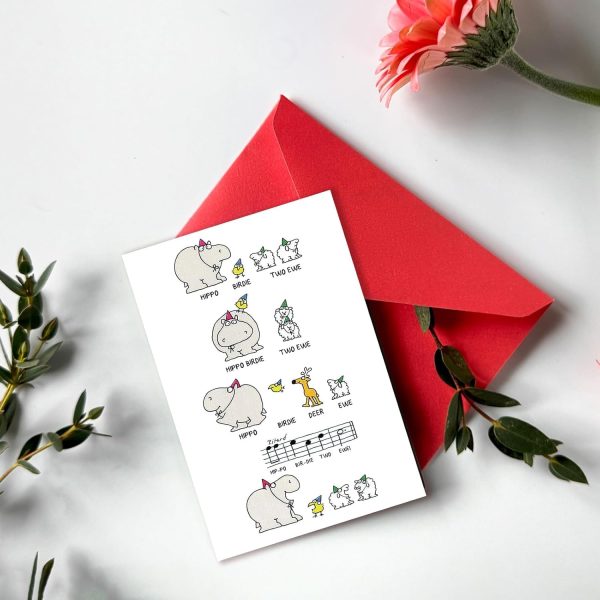 Funny Birthday Card For Kids & Adults - Cute Zoo Theme - Image 3