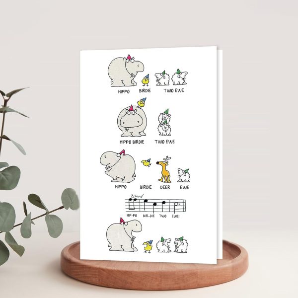 Funny Birthday Card For Kids & Adults - Cute Zoo Theme - Image 6