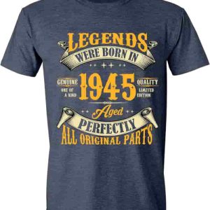 Vintage 1945 80th Birthday Shirt For Men, Limited Edition